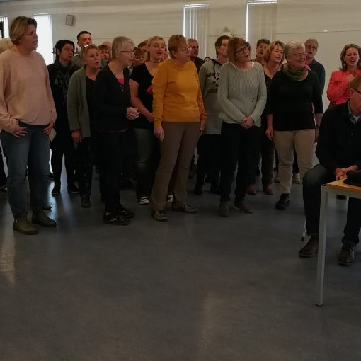 Musical groep tijdens eerste doorloopdag Judas