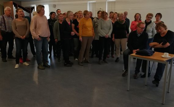 Musical groep tijdens eerste doorloopdag Judas